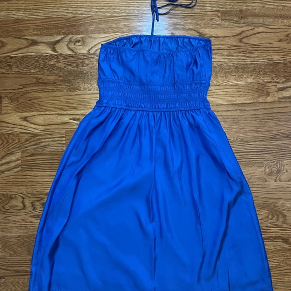 Loft Blue Strapless Dress, Size S - Picture 2 of 4